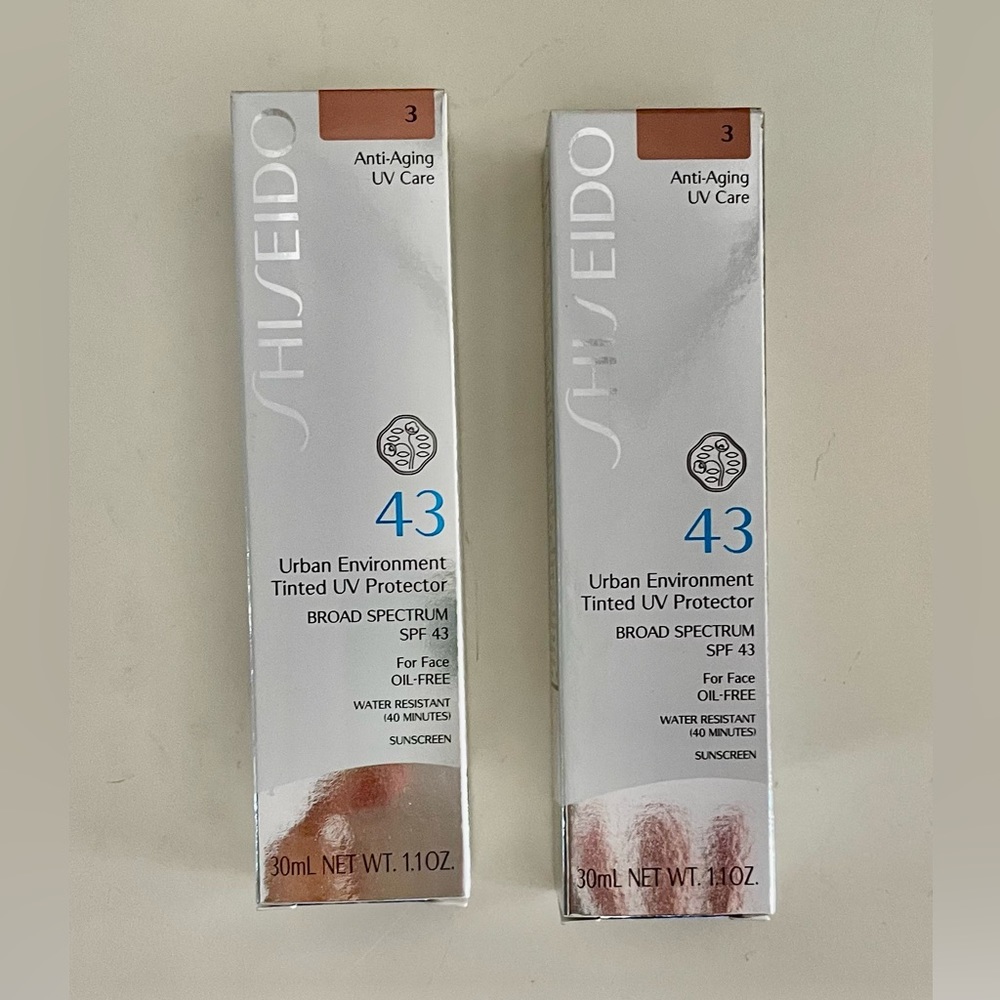Shiseido Urban Environment Tinted UV Protector SPF 43 Shade 3 30 ml / 1.1 oz.